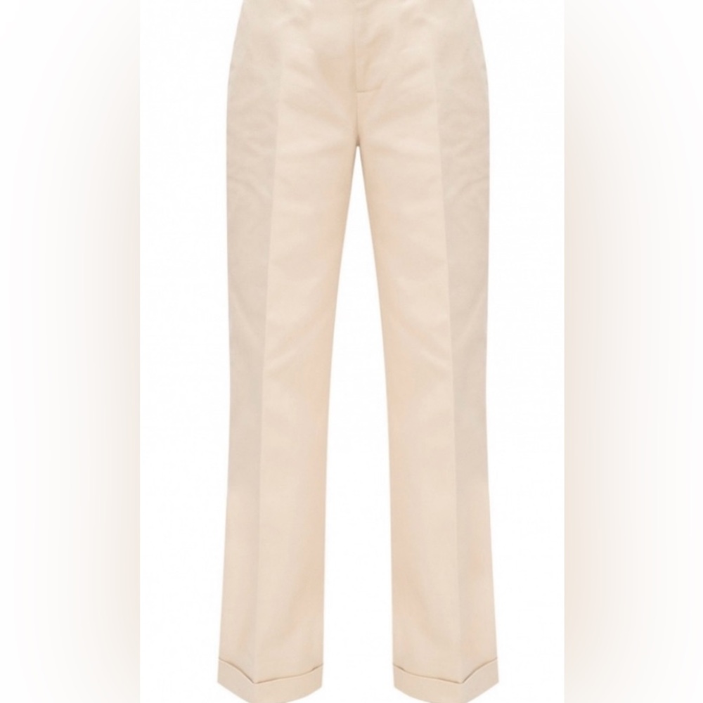 American apparel twill crème pants